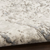 nourison quarry qua01 ivory blue grey rug