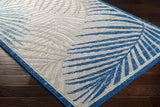 Hauteloom Liberal LIBER Aqua Machine Made Polypropylene Rug