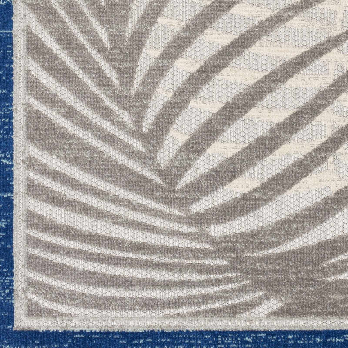 Hauteloom Liberal LIBER Aqua Machine Made Polypropylene Rug