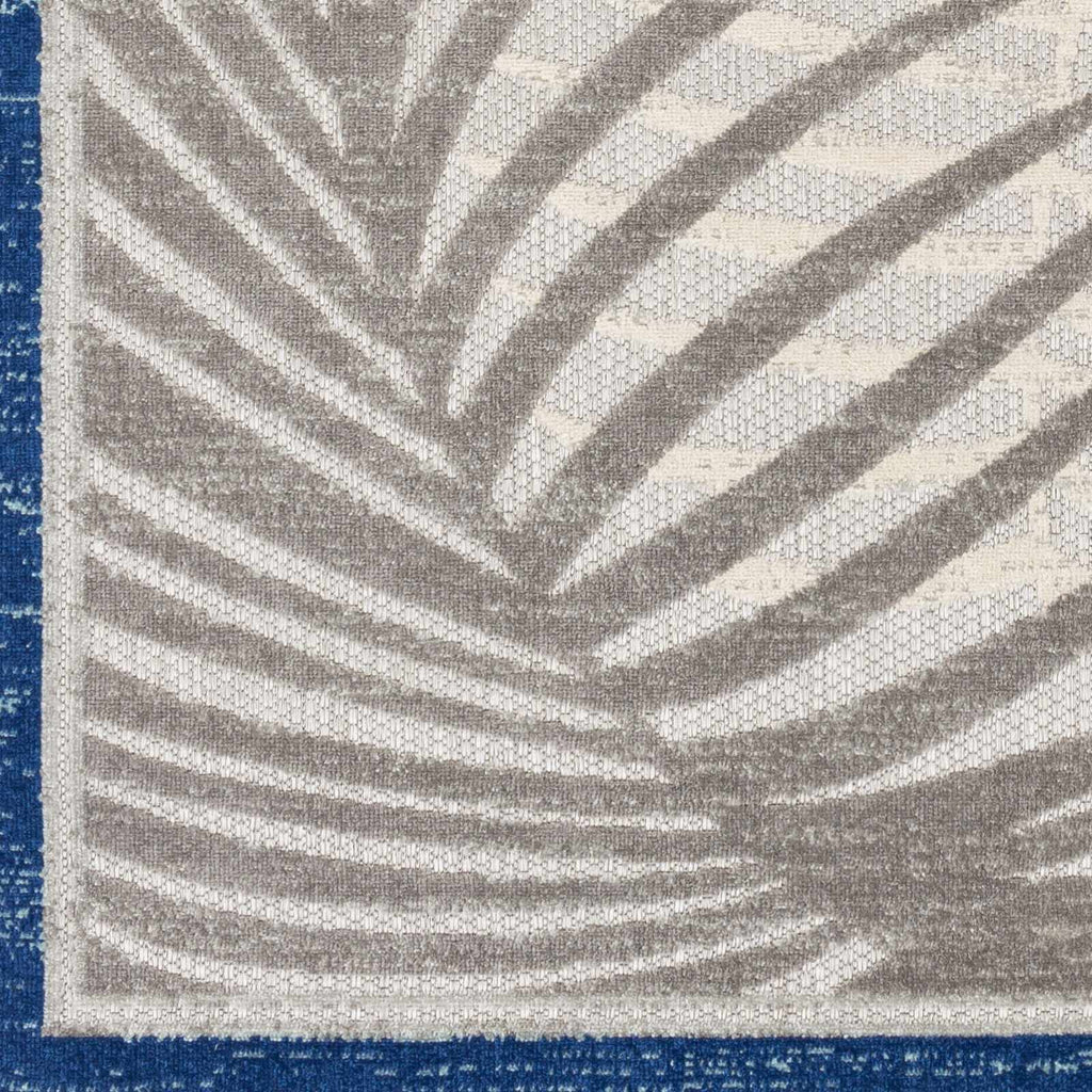 Hauteloom Liberal LIBER Aqua Machine Made Polypropylene Rug