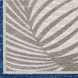 Hauteloom Liberal LIBER Aqua Machine Made Polypropylene Rug