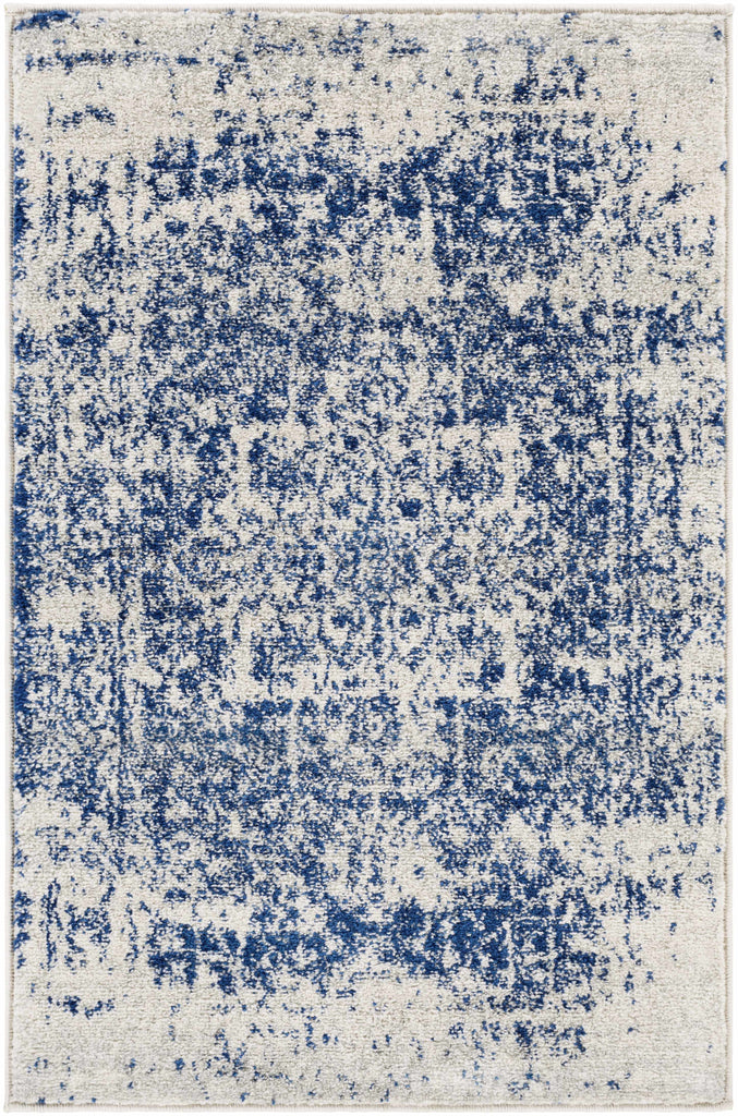 Hauteloom Limestone LIM Medium Gray Machine Made Polypropylene Rug