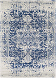 Hauteloom Limestone LIM Medium Gray Machine Made Polypropylene Rug