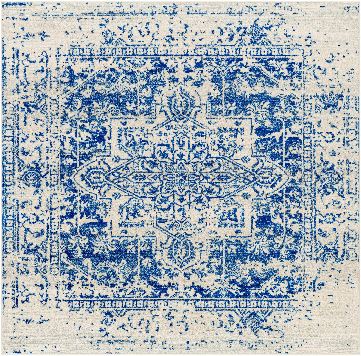 Hauteloom Limestone LIM Medium Gray Machine Made Polypropylene Rug