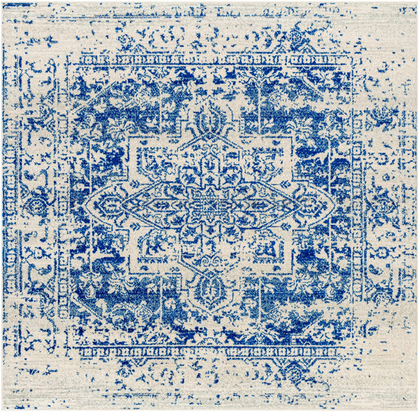 Hauteloom Limestone LIM Medium Gray Machine Made Polypropylene Rug