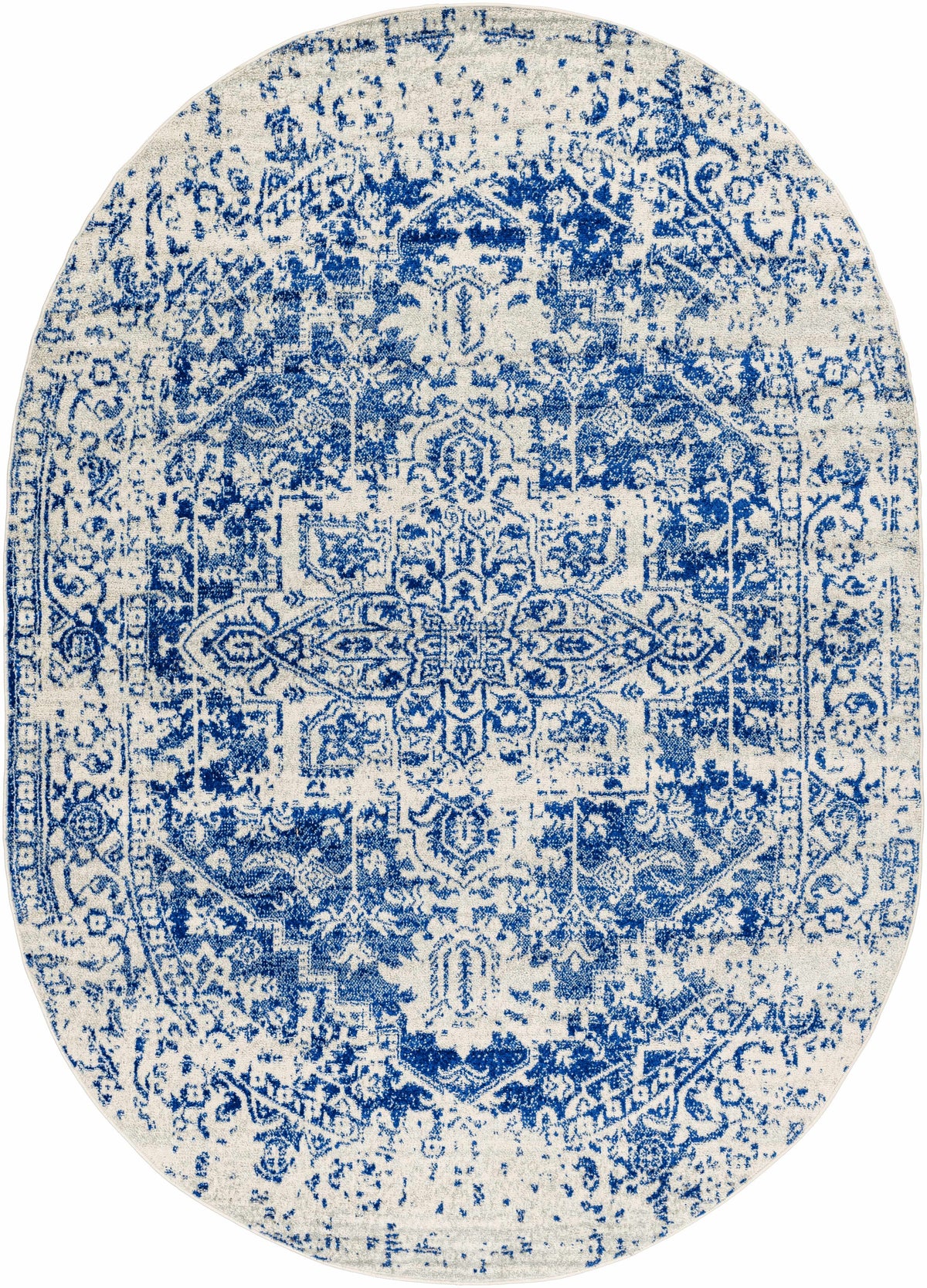 Hauteloom Limestone LIM Medium Gray Machine Made Polypropylene Rug