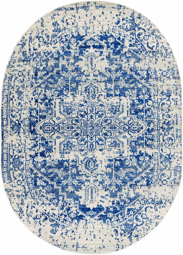 Hauteloom Limestone LIM Medium Gray Machine Made Polypropylene Rug
