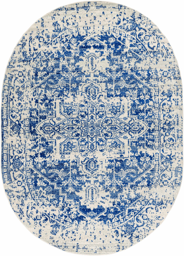 Hauteloom Limestone LIM Medium Gray Machine Made Polypropylene Rug