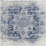 Hauteloom Limestone LIM Medium Gray Machine Made Polypropylene Rug