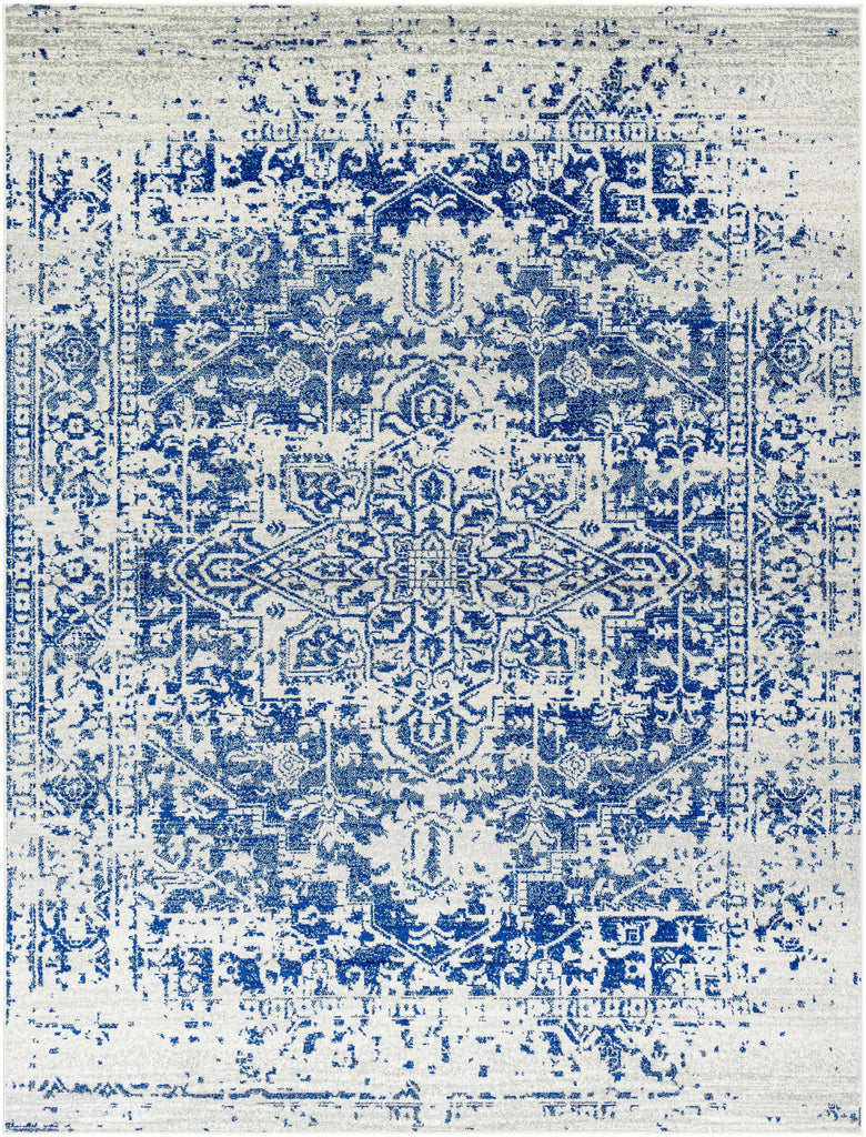 Hauteloom Limestone LIM Medium Gray Machine Made Polypropylene Rug