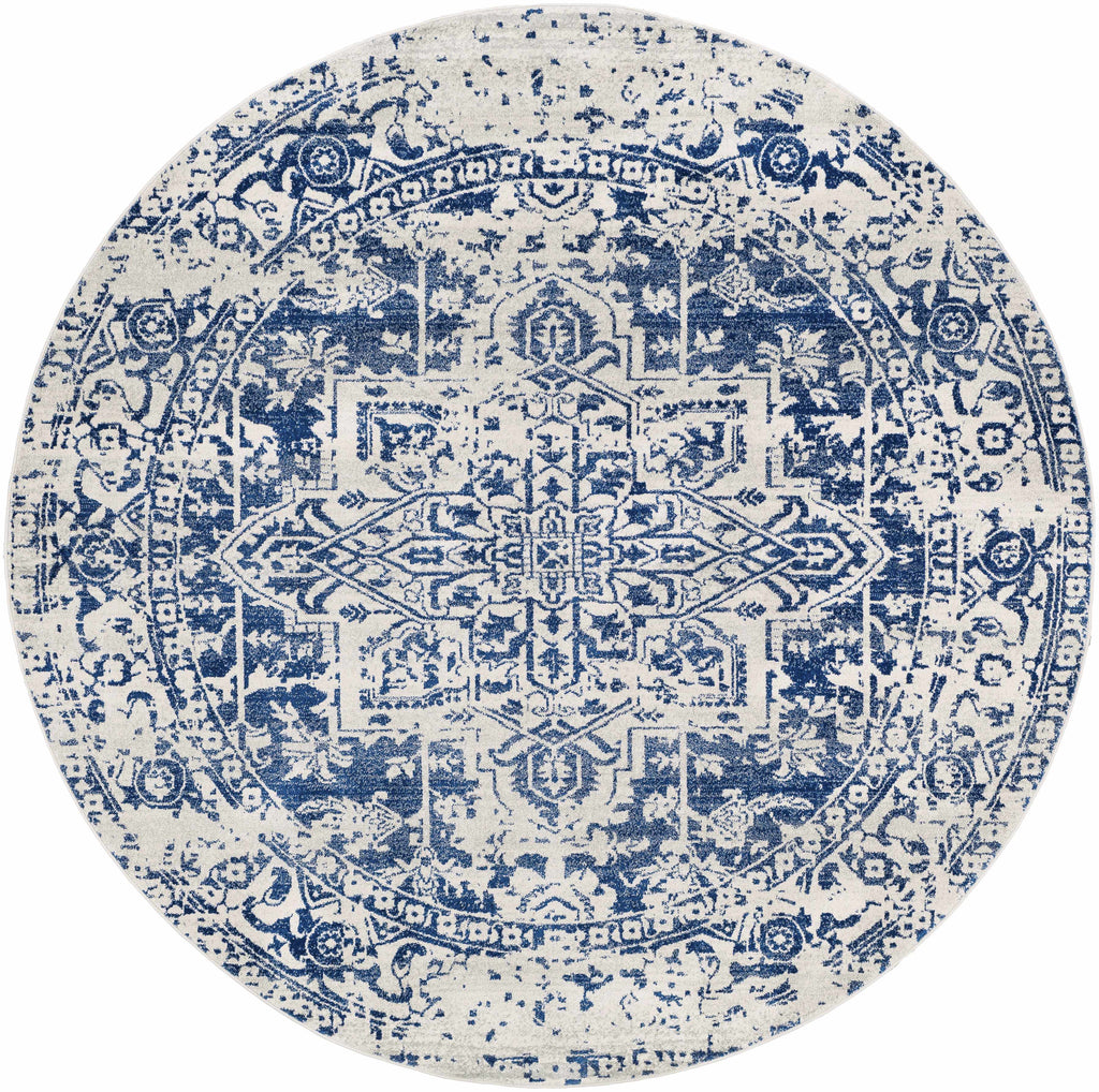 Hauteloom Limestone LIM Medium Gray Machine Made Polypropylene Rug