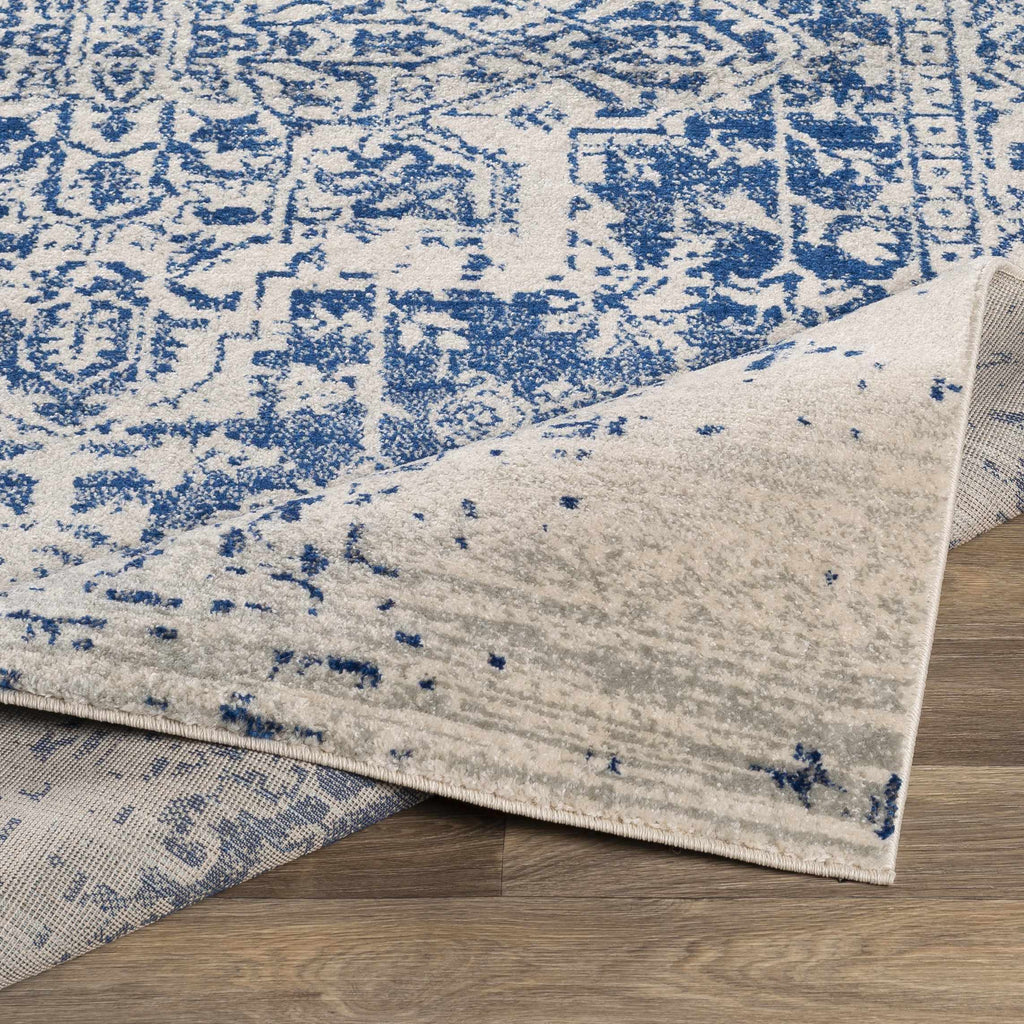 Hauteloom Limestone LIM Medium Gray Machine Made Polypropylene Rug