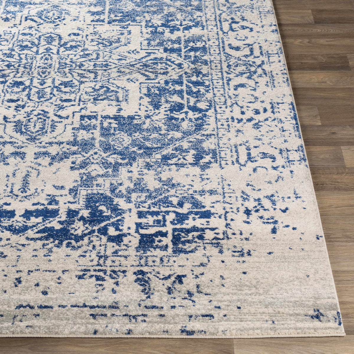Hauteloom Limestone LIM Medium Gray Machine Made Polypropylene Rug