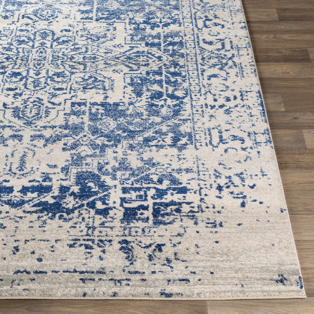 Hauteloom Limestone LIM Medium Gray Machine Made Polypropylene Rug