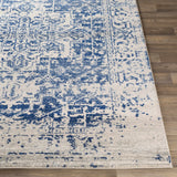 Hauteloom Limestone LIM Medium Gray Machine Made Polypropylene Rug