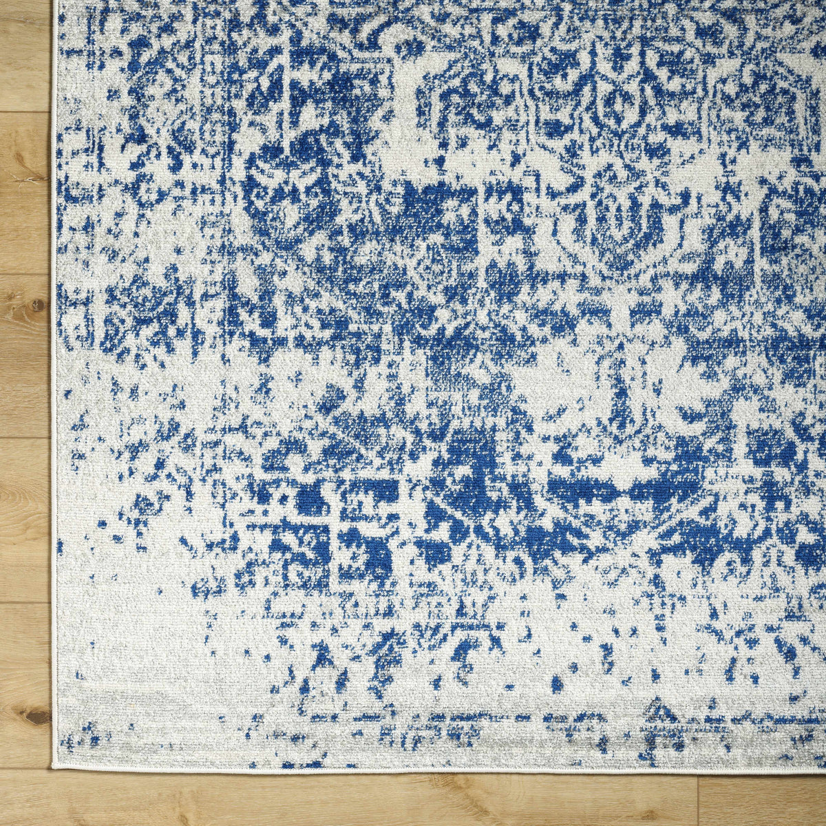 Hauteloom Limestone LIM Medium Gray Machine Made Polypropylene Rug