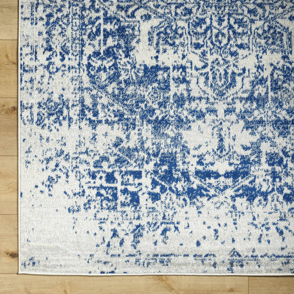 Hauteloom Limestone LIM Medium Gray Machine Made Polypropylene Rug