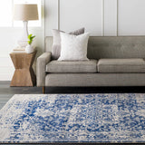 Hauteloom Limestone LIM Medium Gray Machine Made Polypropylene Rug