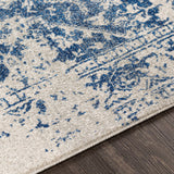 Hauteloom Limestone LIM Medium Gray Machine Made Polypropylene Rug