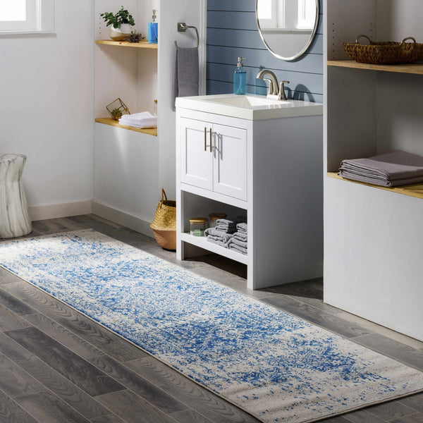 Hauteloom Limestone LIM Medium Gray Machine Made Polypropylene Rug