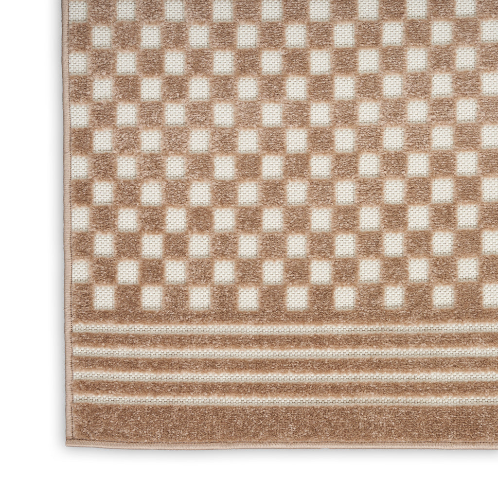 nourison care free caf02 brown rug