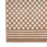 nourison care free caf02 brown rug