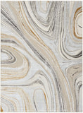 nourison glitz glz21 grey gold rug