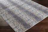 Hauteloom Livingston LIVI Navy Machine Made Polypropylene Rug