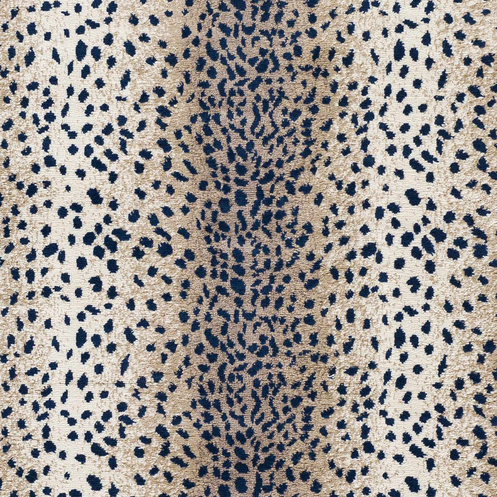 Hauteloom Livingston LIVI Navy Machine Made Polypropylene Rug
