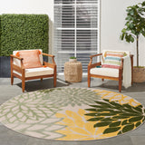 nourison aloha alh05 green multicolor rug
