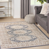 nourison serenity home srh01 ivory blue rug