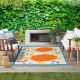 nourison aloha alh27 teal multi rug