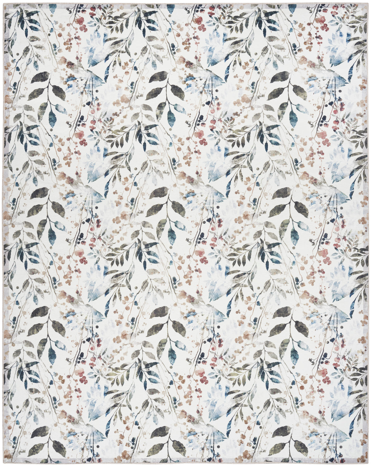 nourison nourison washables nwb05 ivory multicolor rug