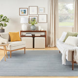 nourison washable essentials wae01 aqua rug