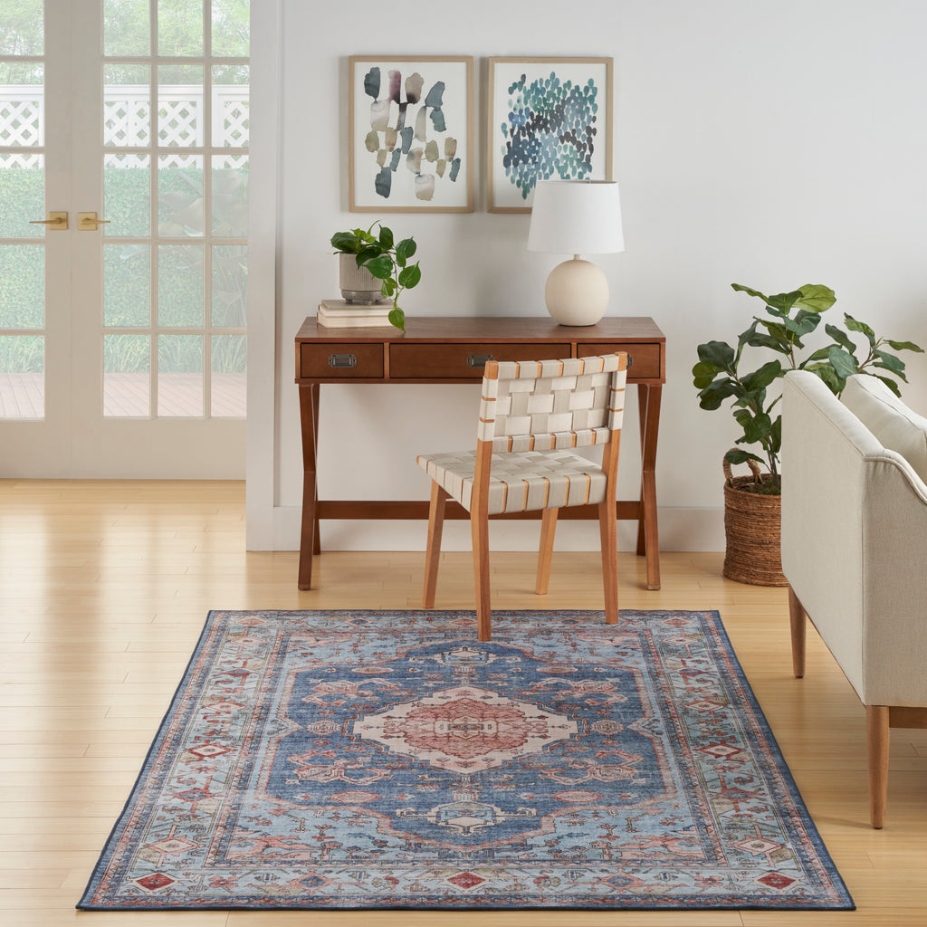 nourison fulton ful11 blue rug