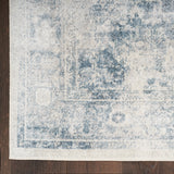 nourison astra machine washable asw11 blue ivory rug