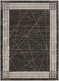 nourison desire dsr01 charcoal silver rug