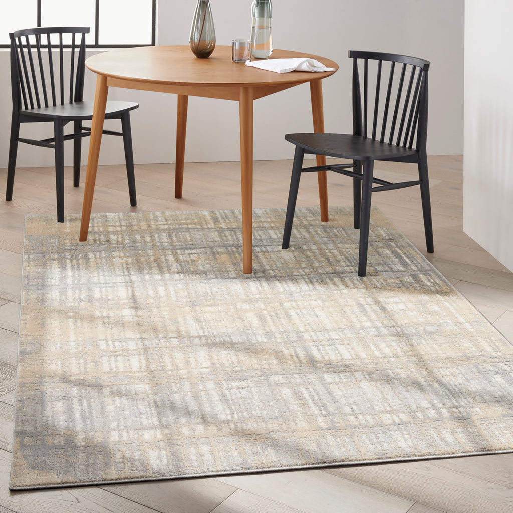 nourison ck005 enchanting ech05 grey ivory rug