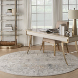 nourison lynx lnx02 ivory taupe rug
