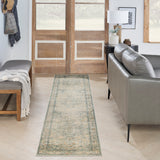 nourison astra machine washable asw12 light blue rug