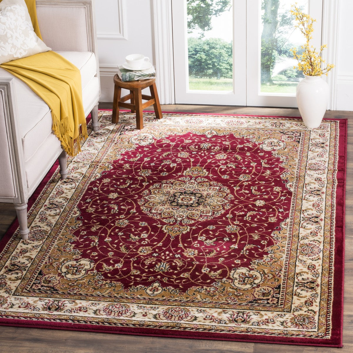 safavieh clearance lyndhurst lnh329c red rug
