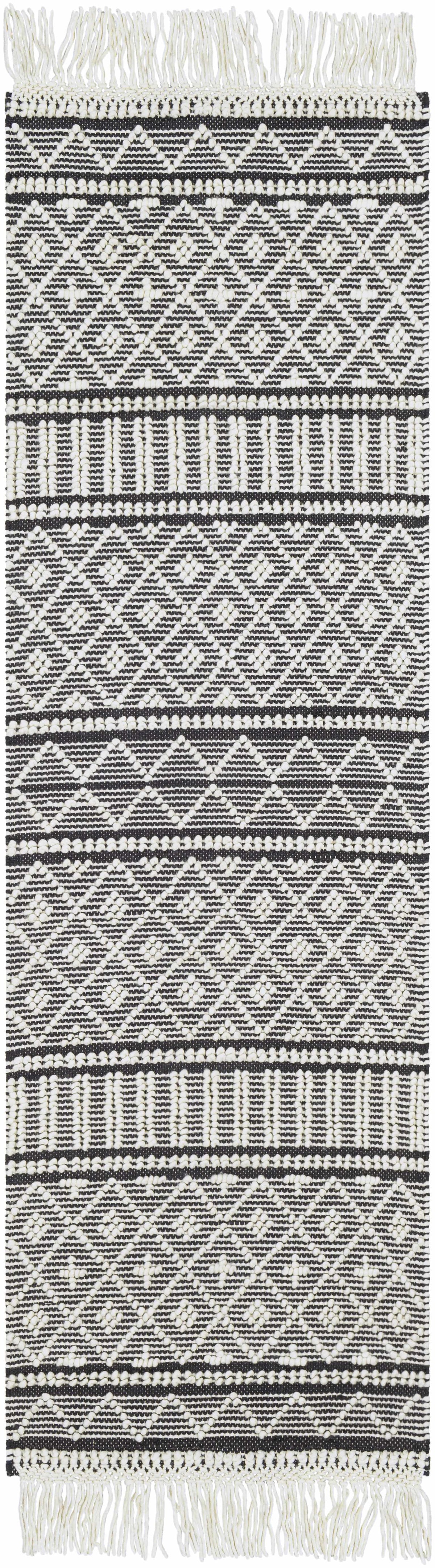 Hauteloom Leon LNHW White Woven/Flatwoven Wool Rug