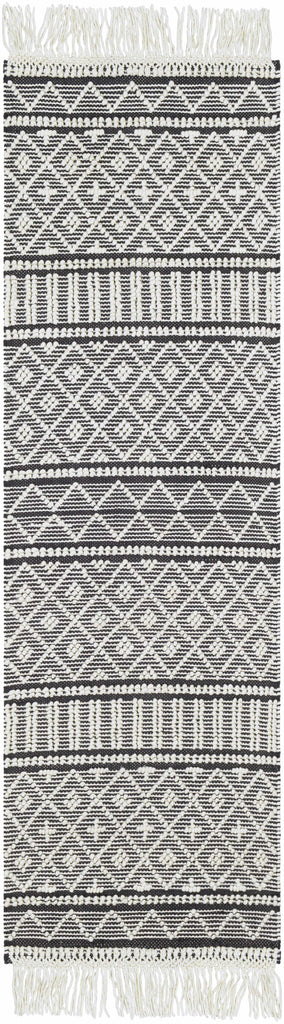Hauteloom Leon LNHW White Woven/Flatwoven Wool Rug