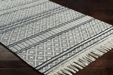 Hauteloom Leon LNHW White Woven/Flatwoven Wool Rug