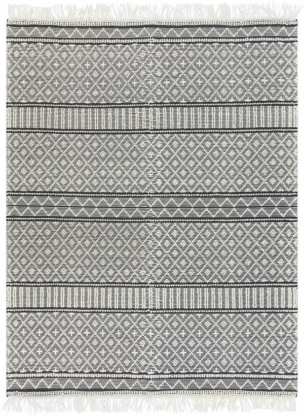 Hauteloom Leon LNHW White Woven/Flatwoven Wool Rug