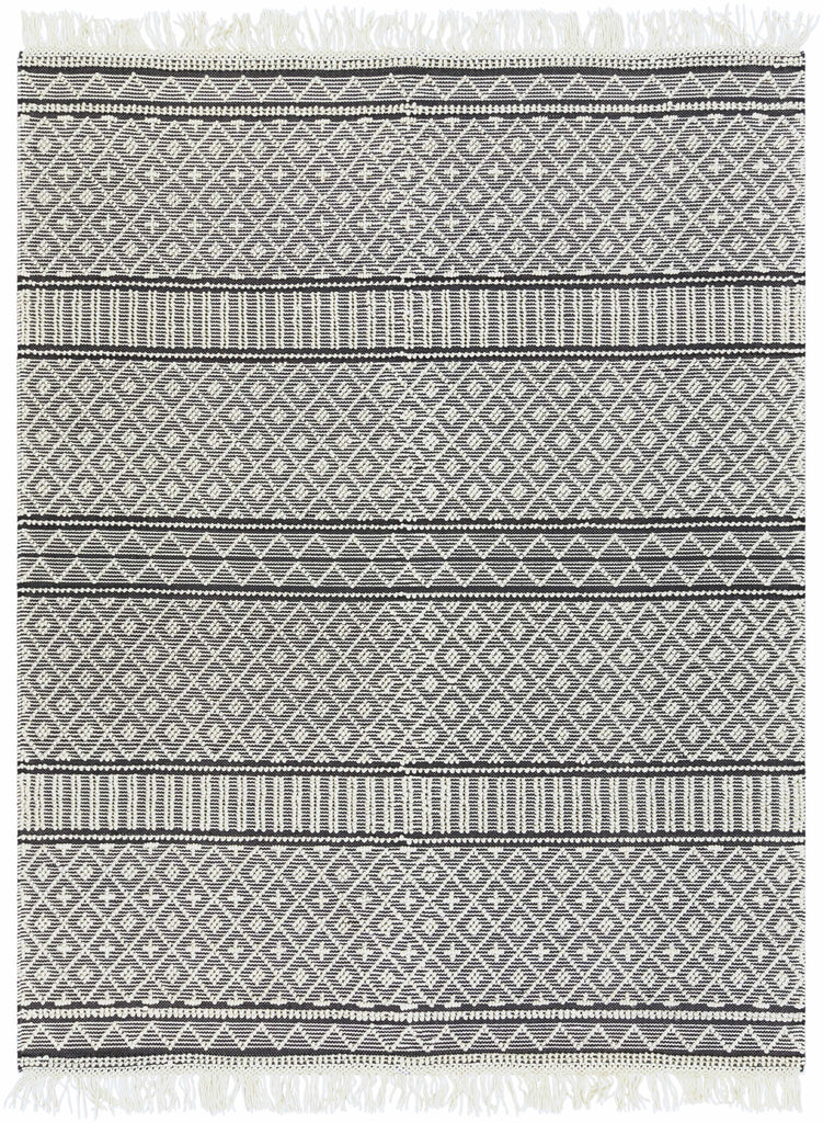 Hauteloom Leon LNHW White Woven/Flatwoven Wool Rug