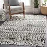 Hauteloom Leon LNHW White Woven/Flatwoven Wool Rug