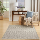 nourison positano pos02 light grey rug