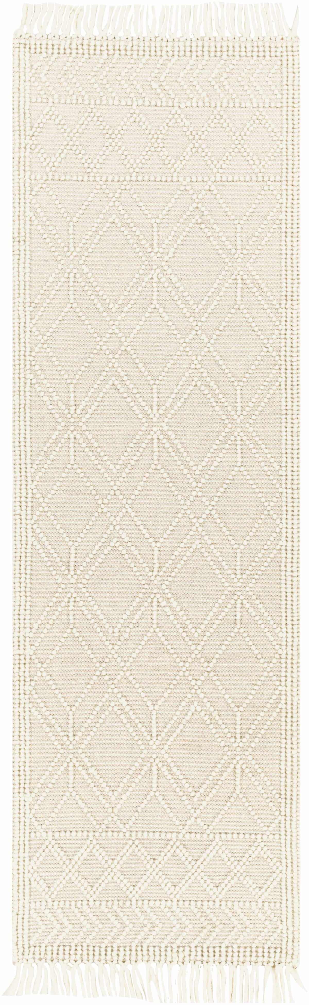 Hauteloom Leonardtown LNRD Ivory Woven/Flatwoven Cotton Rug