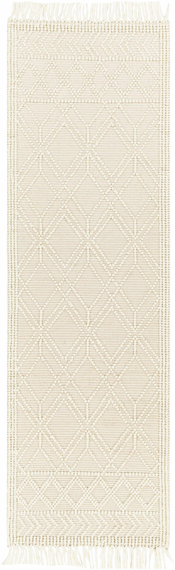 Hauteloom Leonardtown LNRD Ivory Woven/Flatwoven Cotton Rug